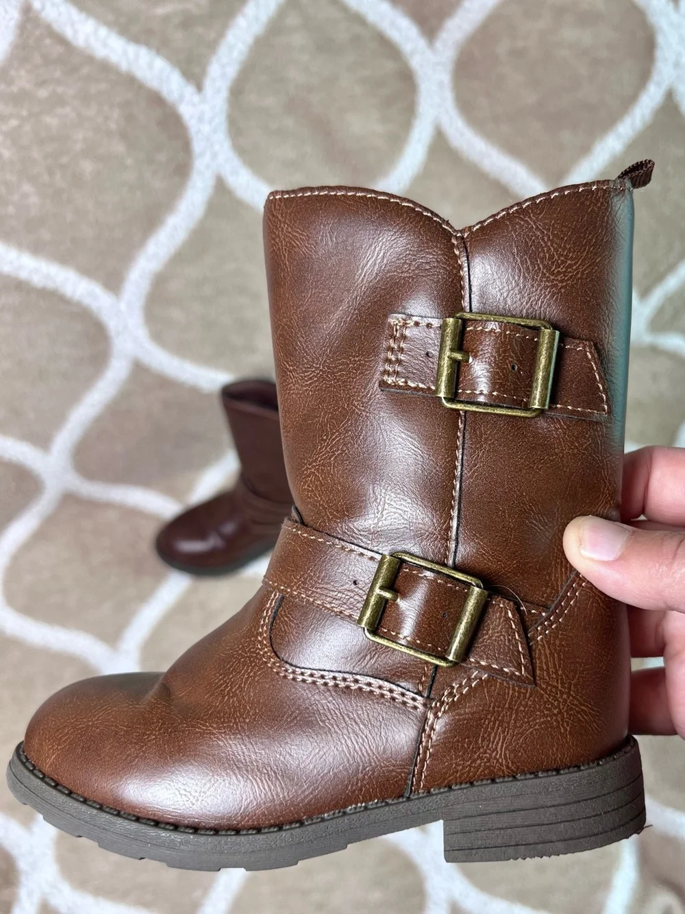 Carter’s Jen Toddler Girl Faux Leather Boots